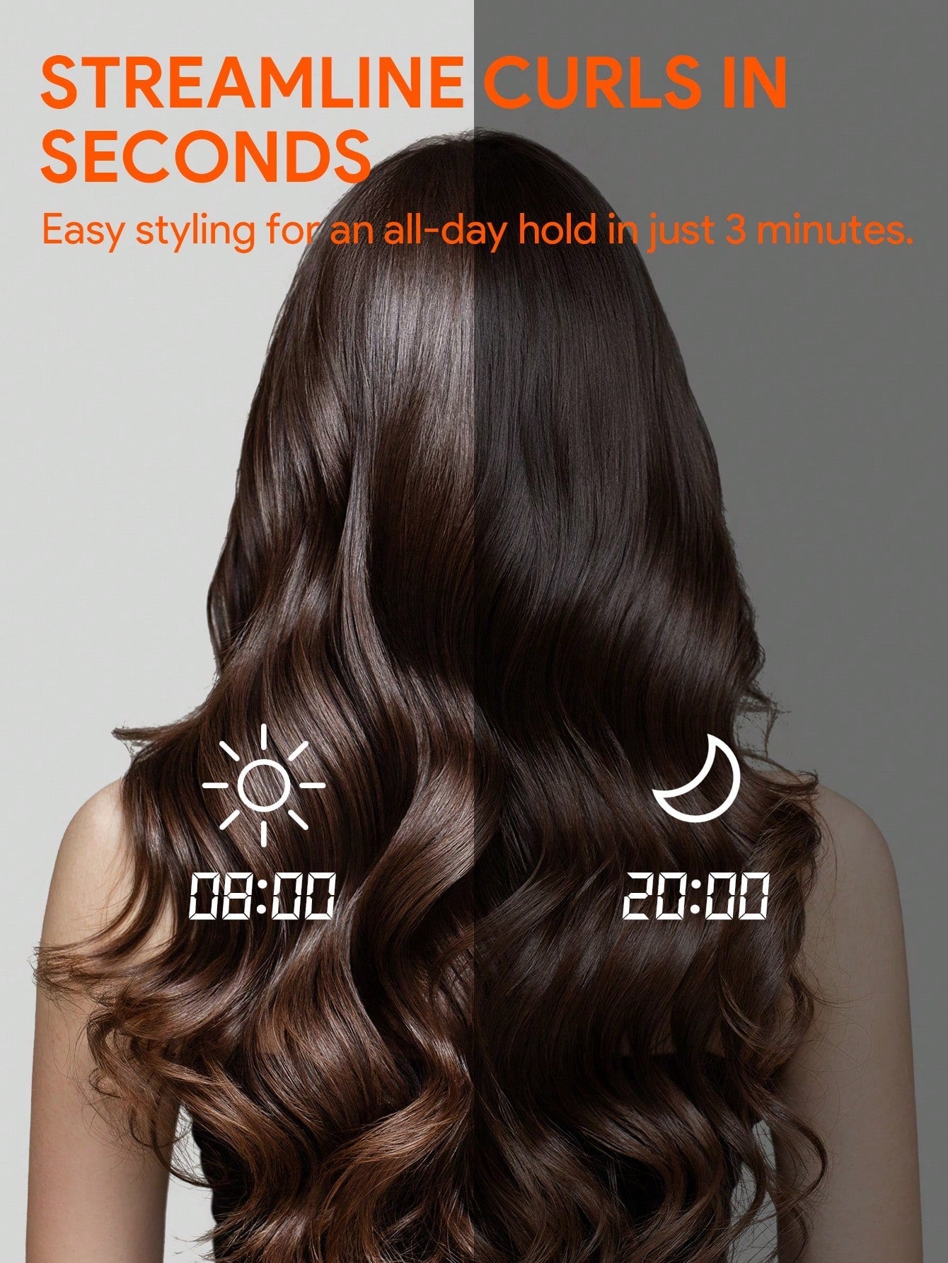 JMMO Automatic Hair Curler,LED Indicator 4 Temp Settings Easy Styling For An All-Day Hold In 3 Minutes - US Plug