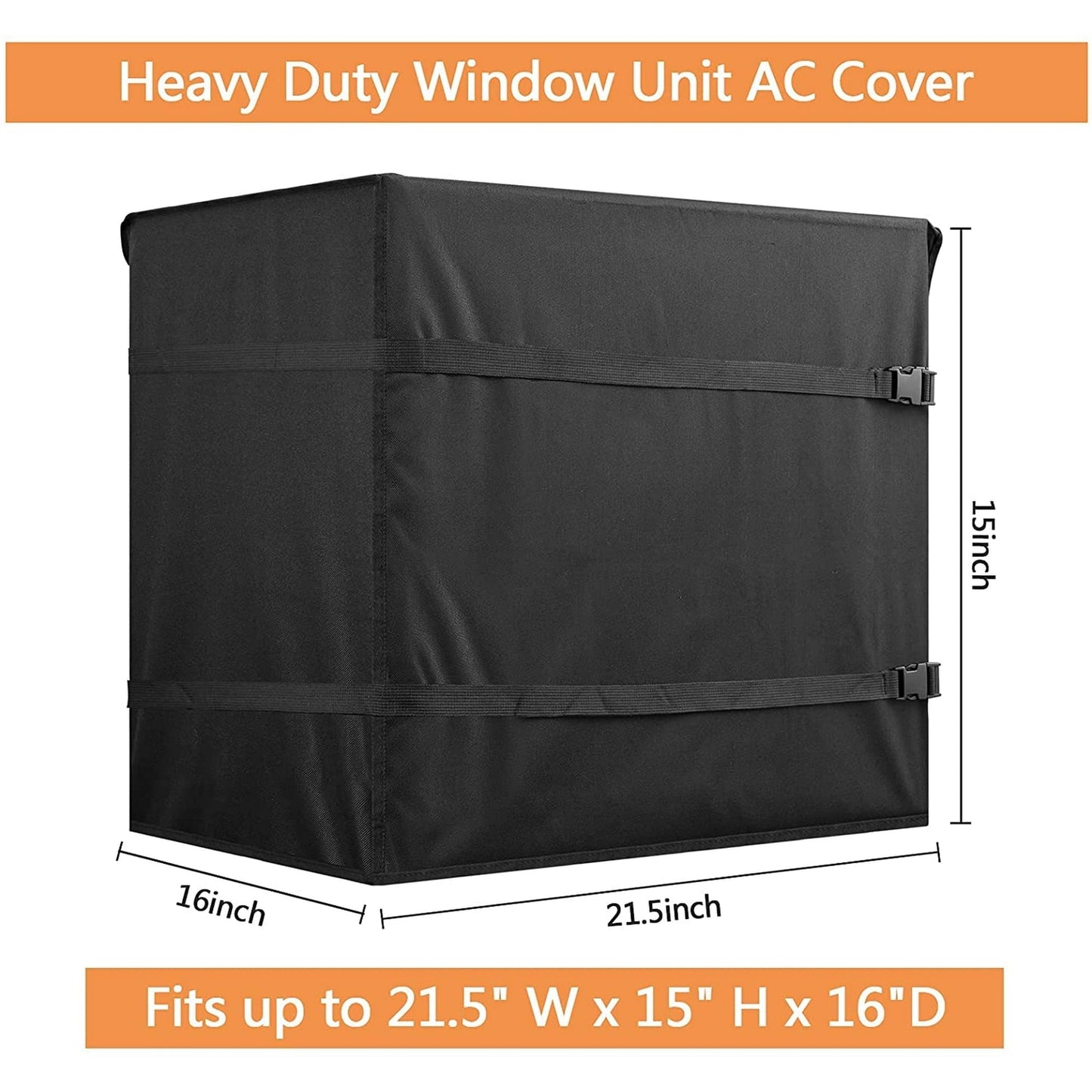 STARTWO Window Air Conditioner Cover - Water Resistant and Windproof Design. Fits Most Window Units
