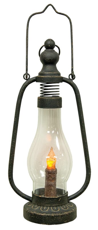 Black Taper Candle Lantern