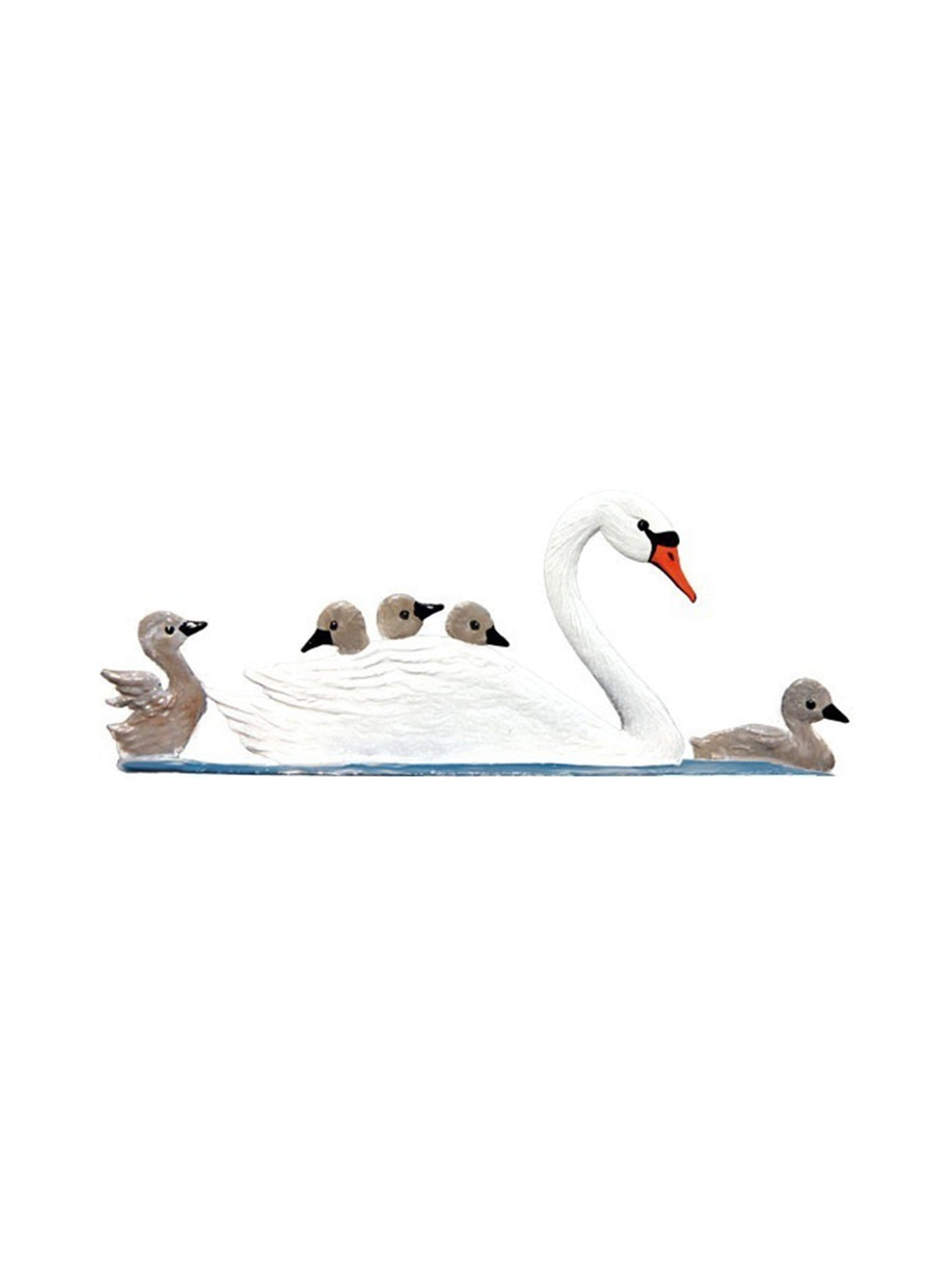 Wilhelm Schweizer Pewter Swan Family