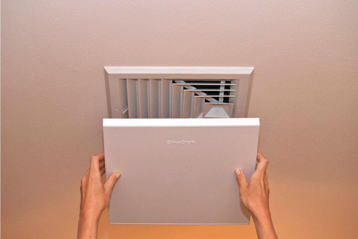 Elima-Draft 1 in. H X 11 in. W Matte White Aluminum Register Cover