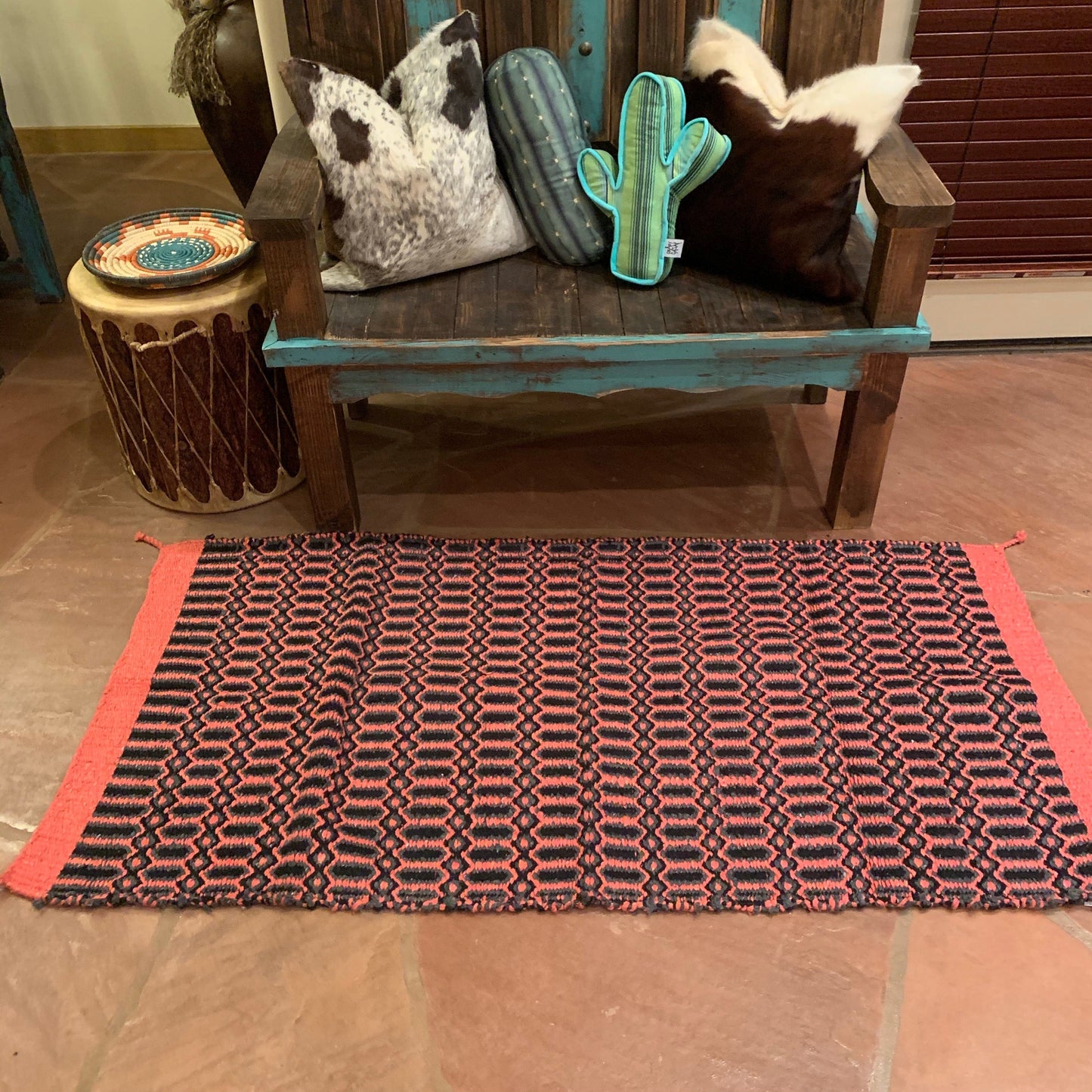 Large MAUVE plush area rug 64”-37” Pink