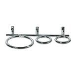 Blow Dryer and Curling Iron Holder Wall Mount with Inserts Model DH4