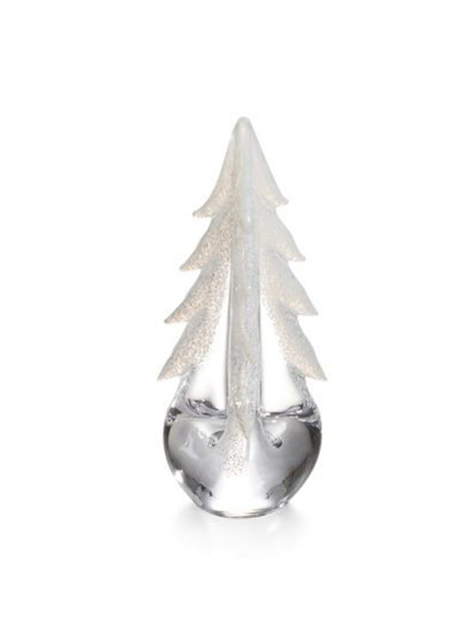 Simon Pearce Snowy Branches Evergreen 4" Gift Box Weston Table