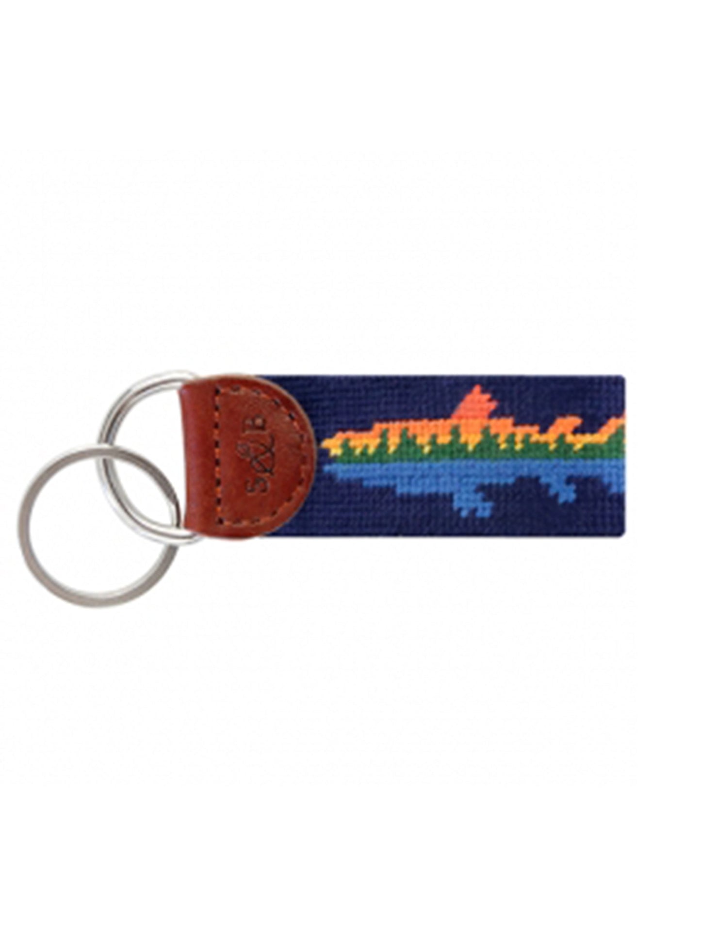Smathers & Branson Needlepoint Key Fob