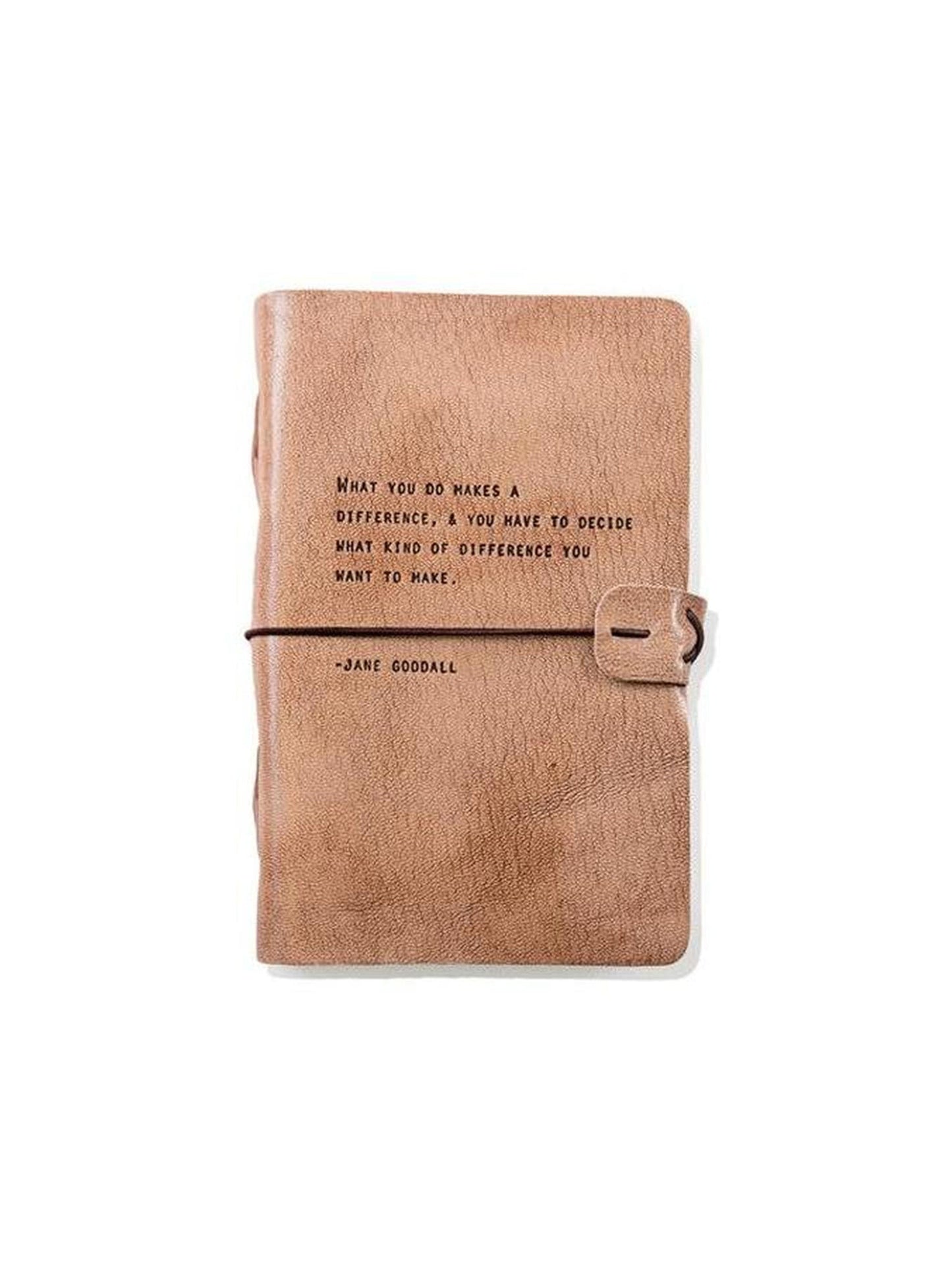 Sugarboo Leather Journal Jane Goodall Weston Table