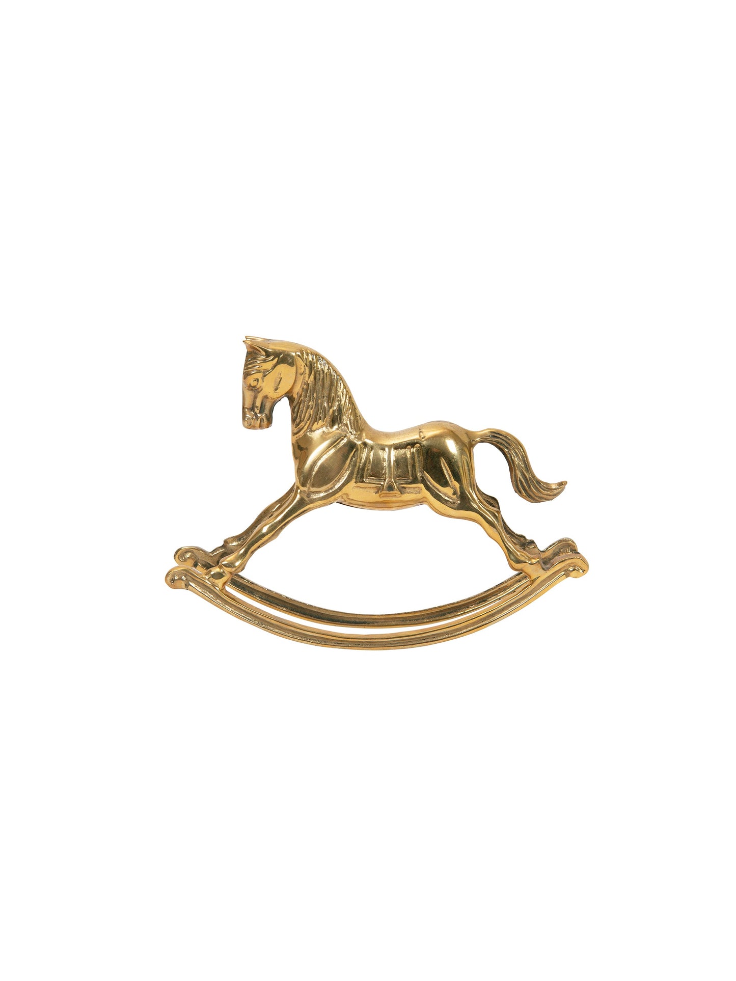 Vintage Brass Rocking Horse Large Weston Table