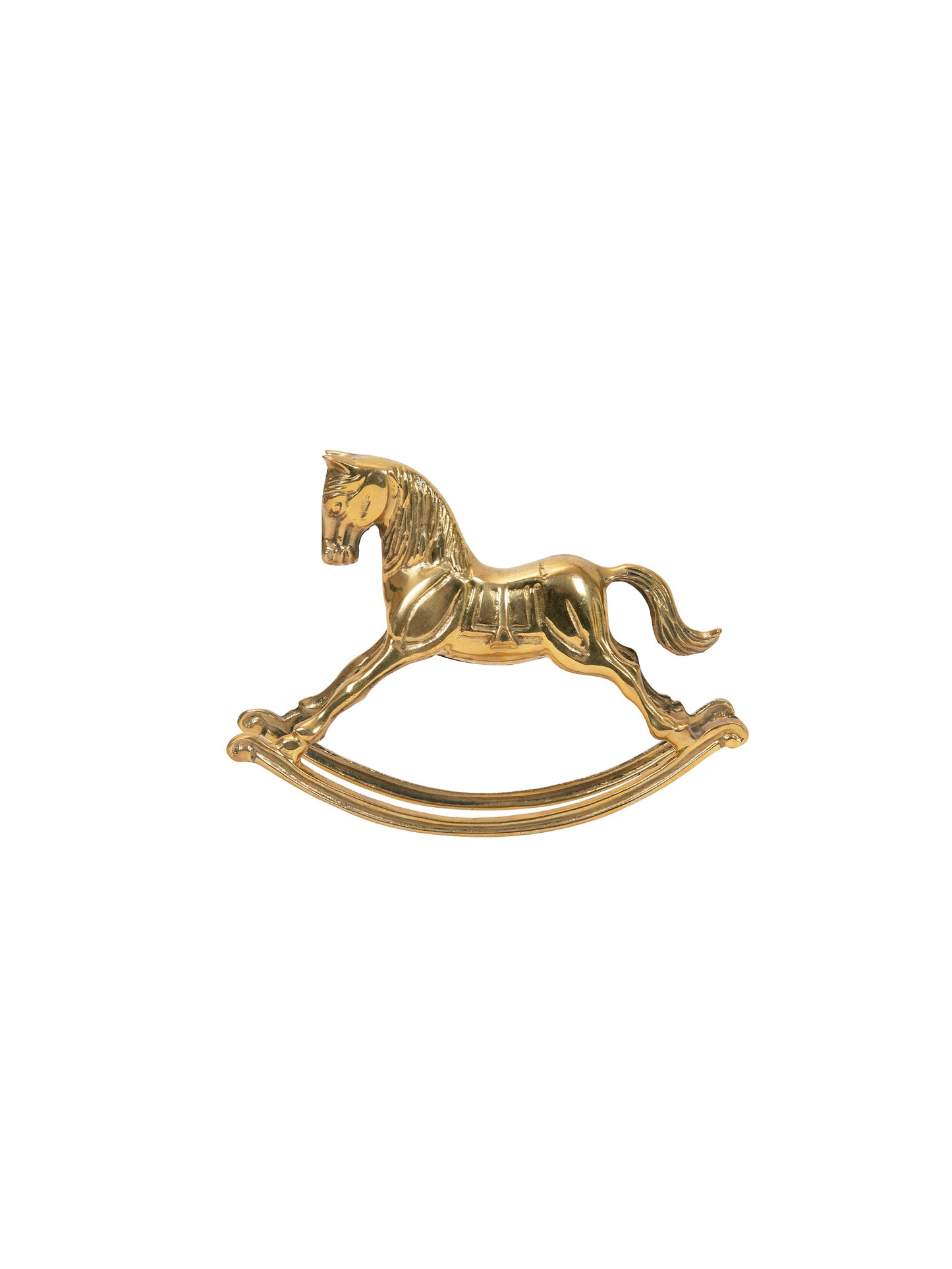 Vintage Brass Rocking Horse Medium Weston Table