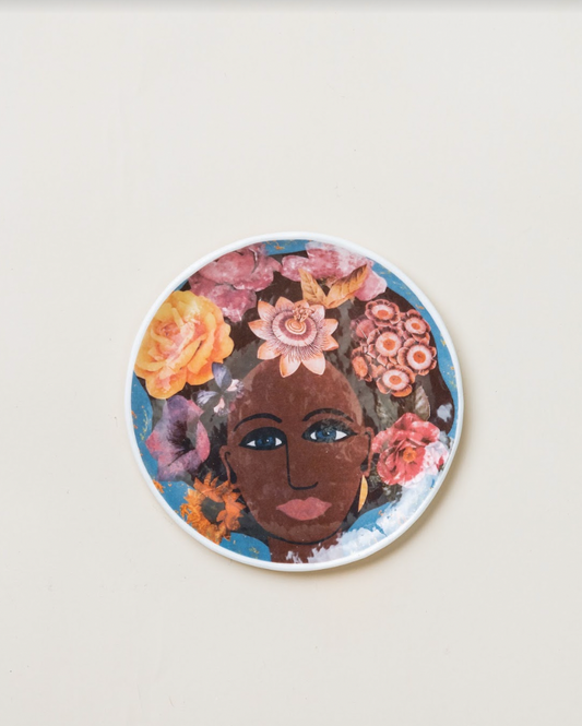 Woman Plate Black