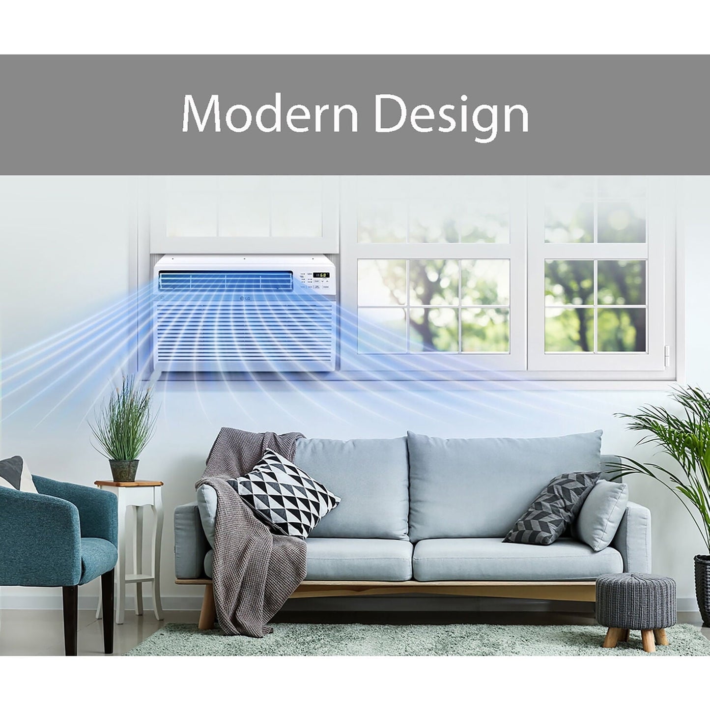 LG Electronics 24.500 BTU Window Smart Air Conditioner with Remote