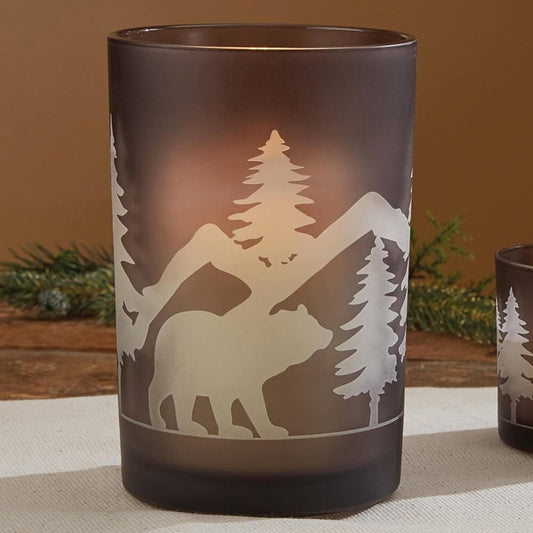 Bear Mountain Candle Holder