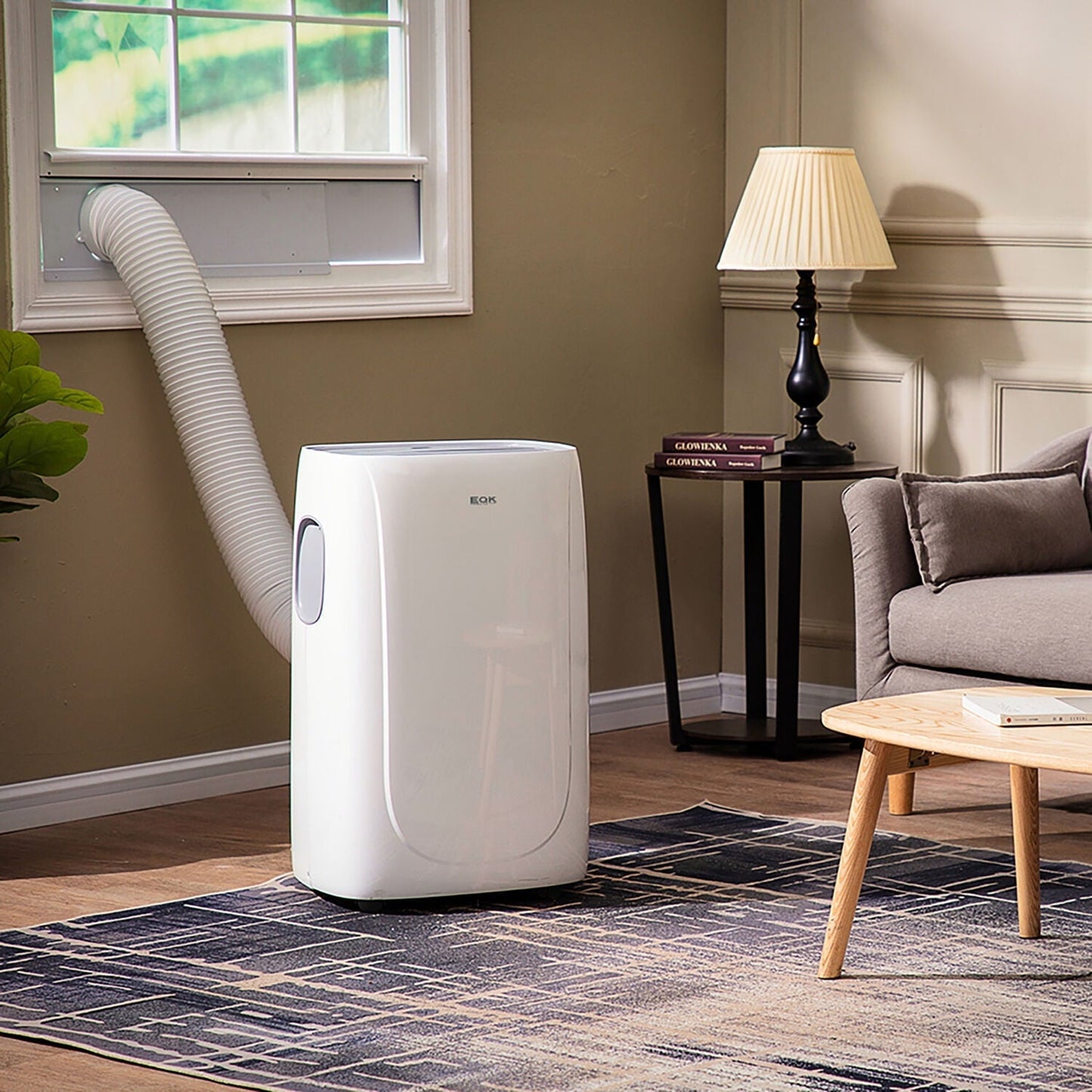 Emerson Quiet Kool 3 in 1 Portable Air Conditioner. Dehumidifier & Fan with Remote Control | for Rooms up to 300 Sq.Ft. | Digital Display | 24H-Timer | White