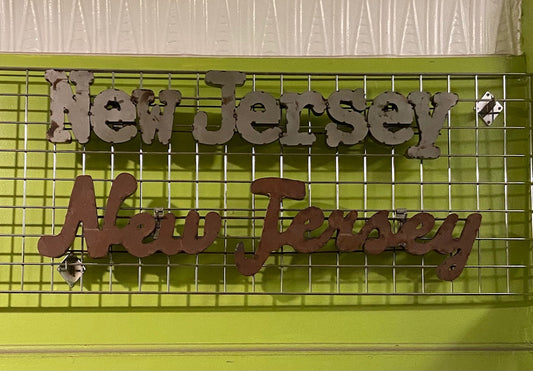 New Jersey Decorative Steel Sign