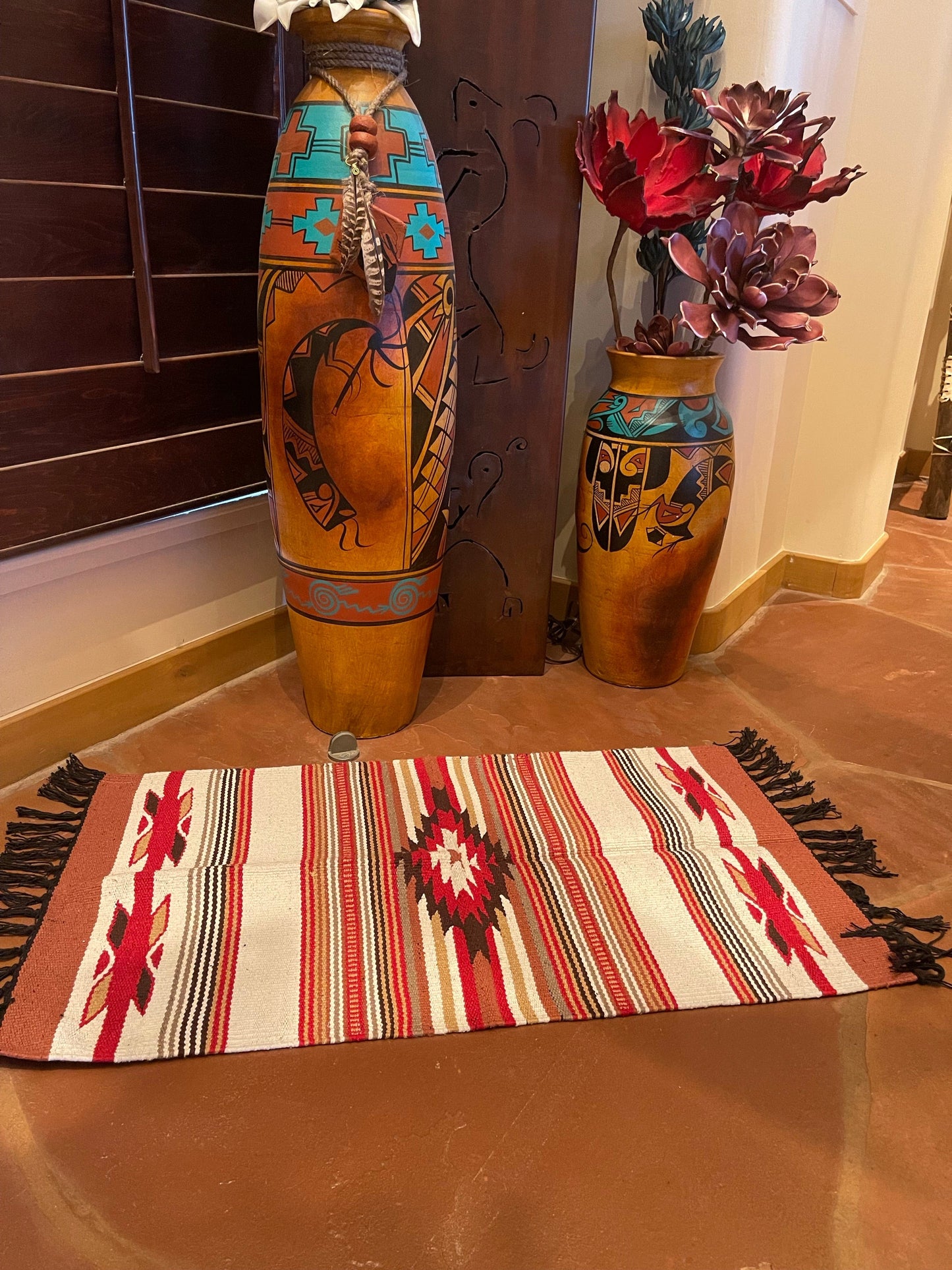 Southwest Aztec accent rug  40”-20”
